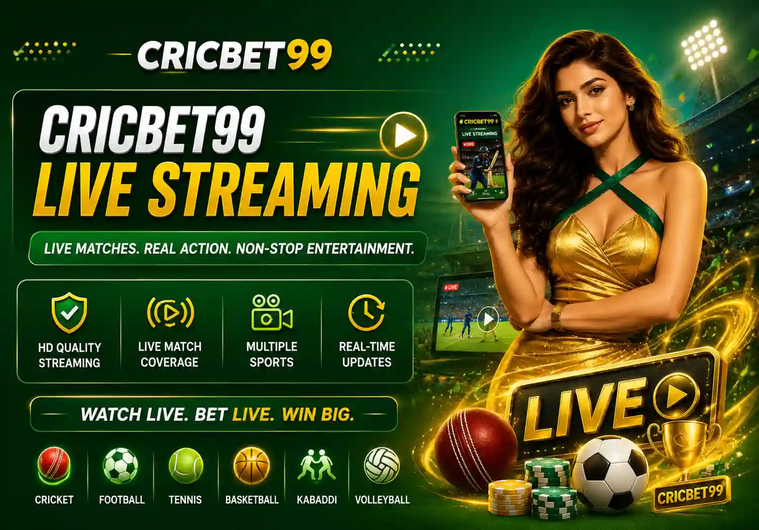 Read more about the article CricBet99 Live Streaming – Watch Live Sports and Stay Connected to Every Match