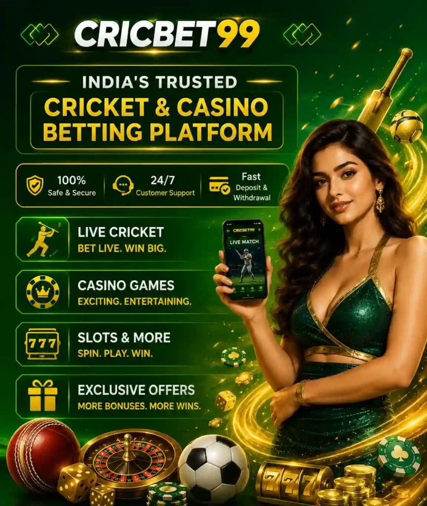 Cricbet99 India trusted cricket betting platform